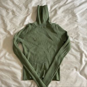 Zara green turtleneck